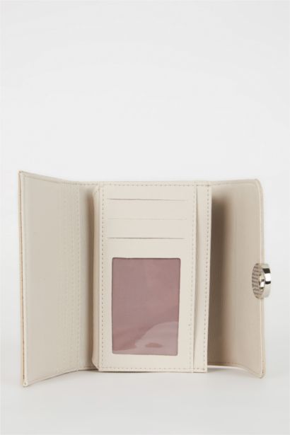 Kadın Kroko Desenli Suni Deri Cüzdan