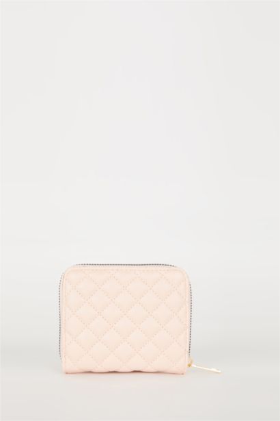 Kadın Kapitone Desenli Suni Deri Cüzdan