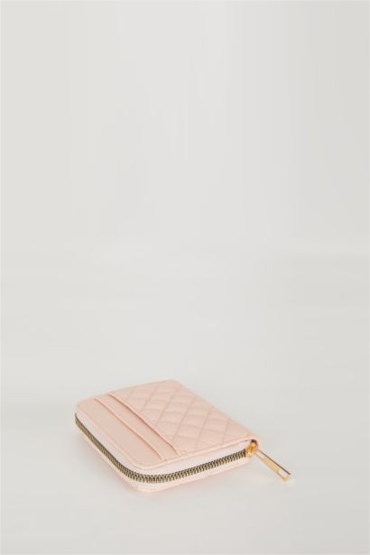 Kadın Kapitone Desenli Suni Deri Cüzdan