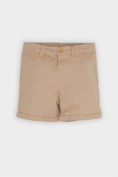 طقم بيبي اولادي شورت وتيشيرت بولو قصة عادية - قطعتين