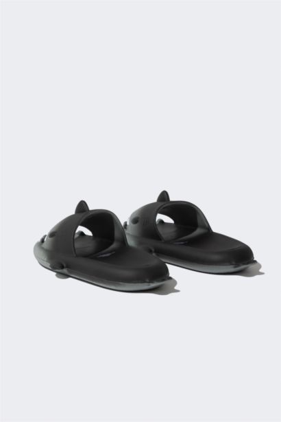 Boy High Sole Shark Eva Slippers