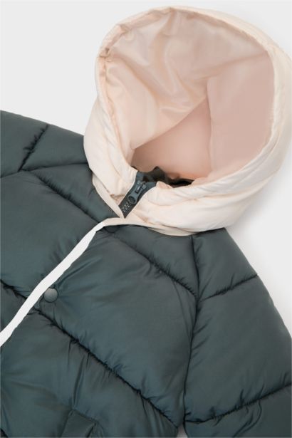 Baby Boy Waterproof Pocketed Puffer Jacket