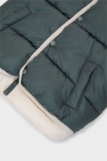 Baby Boy Waterproof Pocketed Puffer Jacket