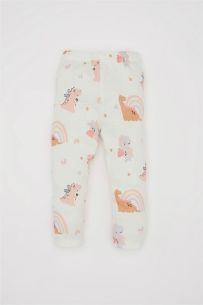 Baby Girl Dinosaur Printed 2 Piece Pajama Set