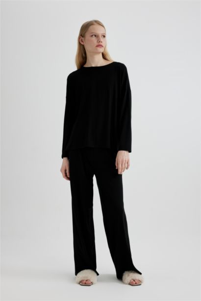 سروال بيجاما بامبو قصة عادية