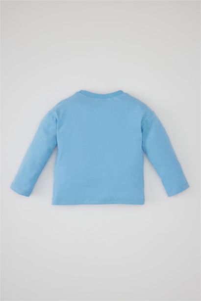 Baby Boy Regular Fit Crew Neck Tiger Pattern T-Shirt