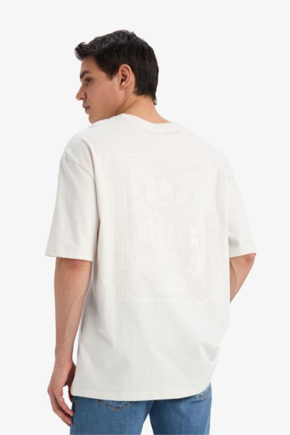 Oversize Fit Crew Neck Short Sleeve T-Shirt