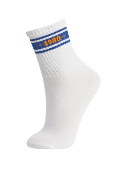 جوارب ولادي قطن طويلة - 3 قطع