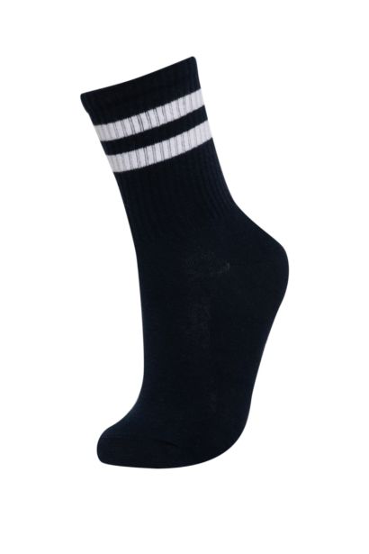 Boy 5 Piece Cotton Long Socks