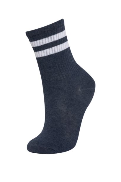 Boy 5 Piece Cotton Long Socks