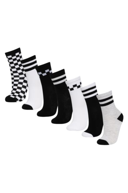 Chaussettes Longues Coton pour Garçon - 7 Paires