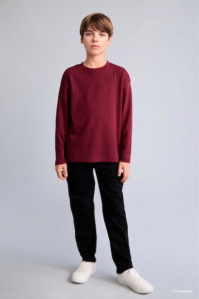 Straight Fit Jean Erkek Çocuk