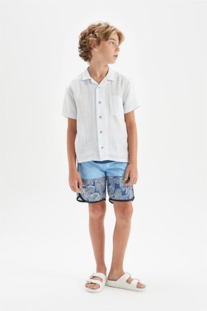 Boy Long Fit Swim Shorts