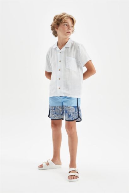 Boy Long Fit Swim Shorts