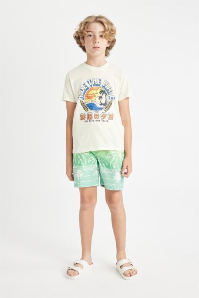 Boy Long Fit Swim Shorts