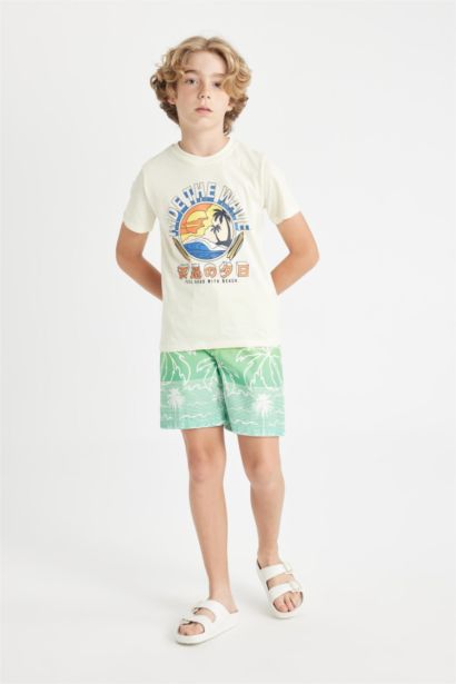 Boy Long Fit Swim Shorts