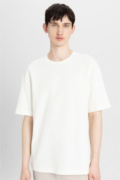 Relax Fit Crew Neck Short Sleeve T-Shirt