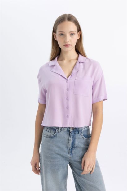 Coool үлкен пішім Қысқа жеңді көйлек