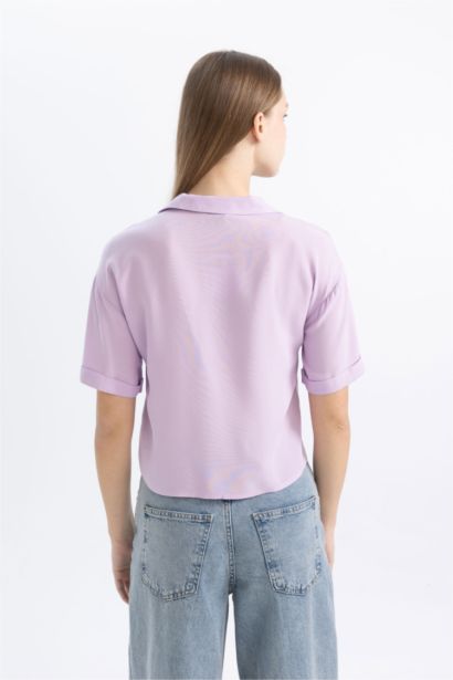 Coool үлкен пішім Қысқа жеңді көйлек