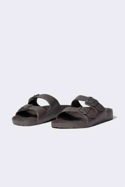 Man Flat Sole Double Banded Eva Slippers