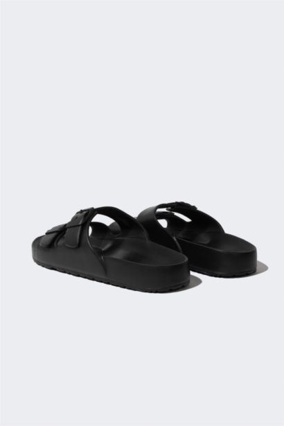 Man Flat Sole Double Banded Eva Slippers