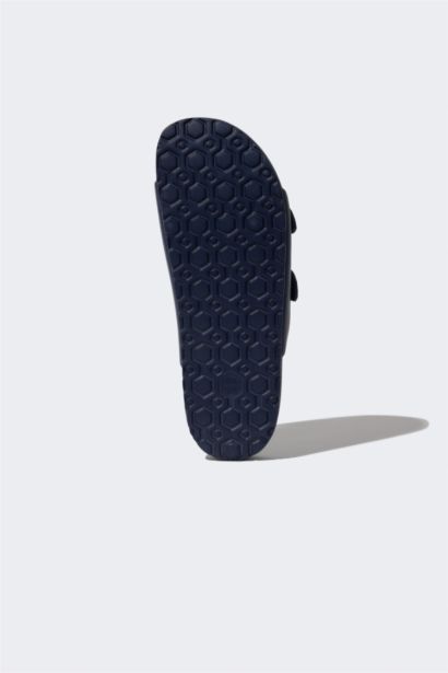 Man Flat Sole Double Banded Eva Slippers