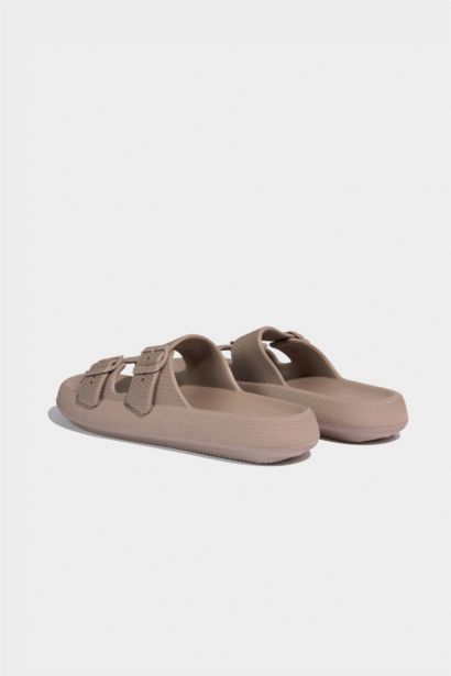 Man High Sole Double Banded Eva Slippers