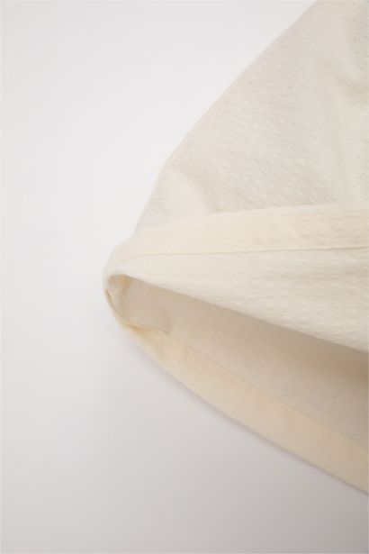 Chemise à Manches Courtes et Col Rond pour Bébé Fille