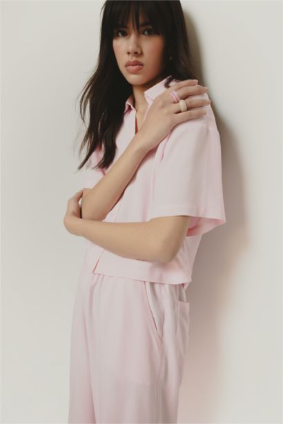 Oversize Fit Short Sleeve Shirt