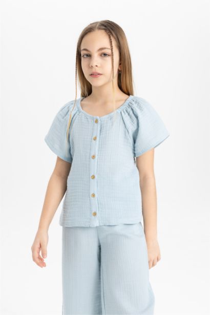 Girl Blouse and Trousers 2 Piece Set