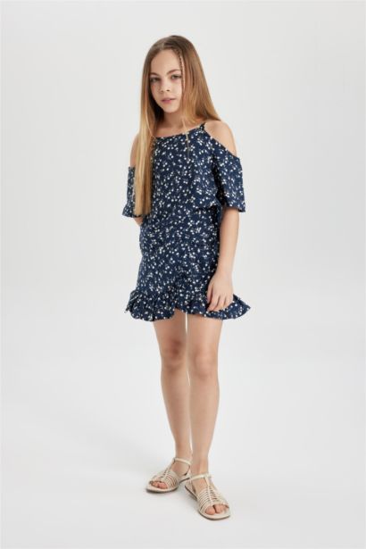 Girl Blouse Skirt 2 Piece Set