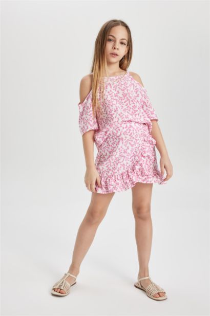 Ensemble de Blouse et Jupe pour Fille - 2 Pièces