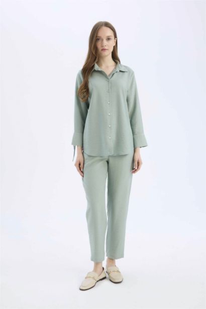 Regular Fit Basic Long Sleeve Shirt