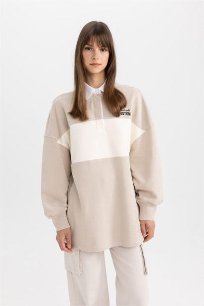 Regular Fıt Uzun Kollu Tunik