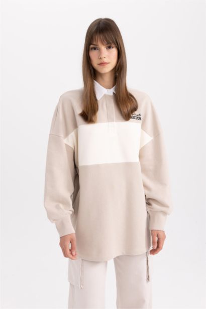 Regular Fıt Uzun Kollu Tunik