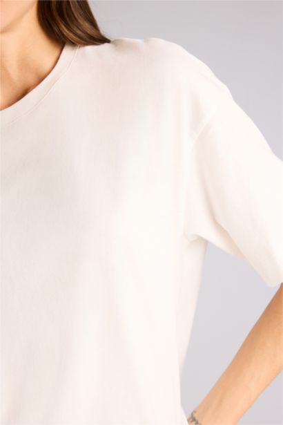 Crew Neck Basic Oversize T-Shirt