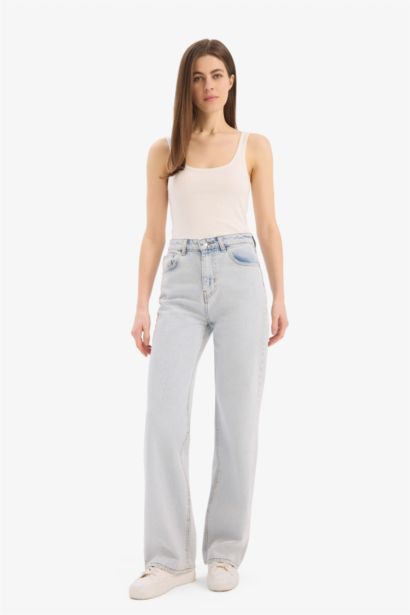 Slim fit футболка без рукавов с круглым вырезом и из ребристой ткани