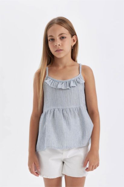 Girl Short Sleeve Blouse