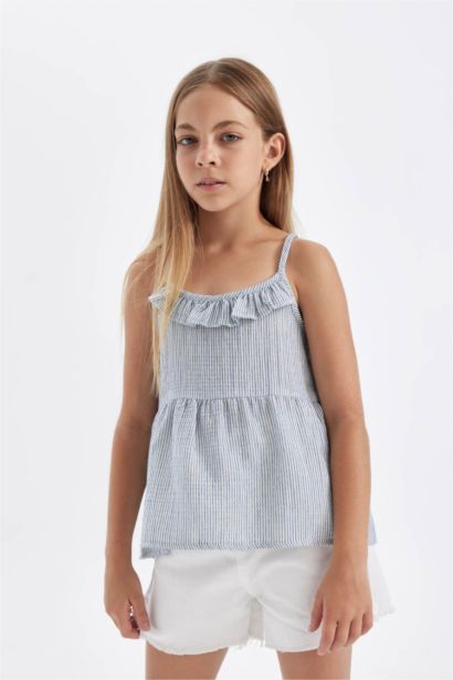 Girl Short Sleeve Blouse