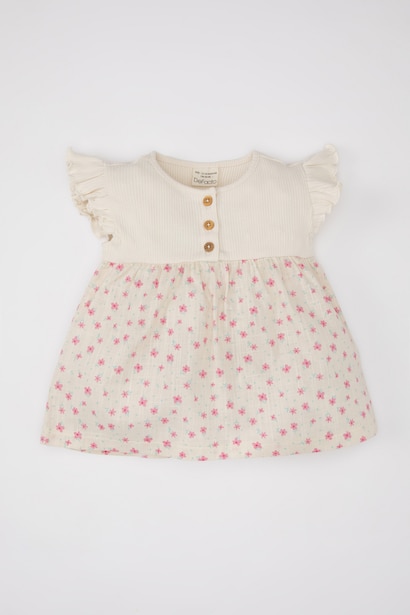 Regular Fit Flower Short Sleeve T-Shirt
