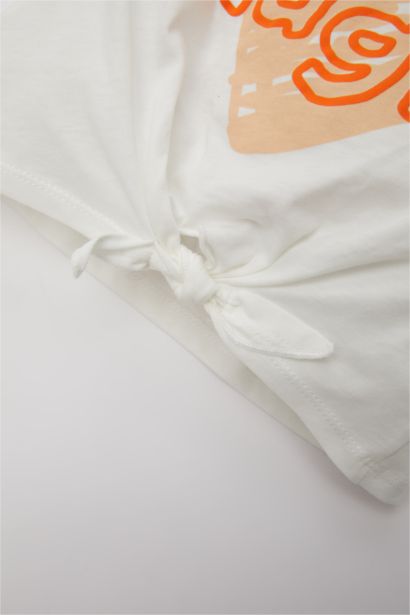 Baby Girl Printed Short Sleeve T-Shirt