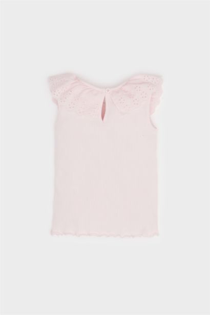 بلوزة بناتي قصة عادية بياخة دانتيل