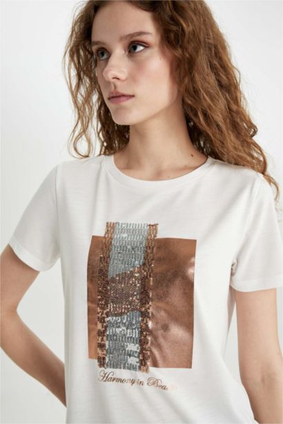 Regular Fit Crew Neck Short Sleeve T-Shirt