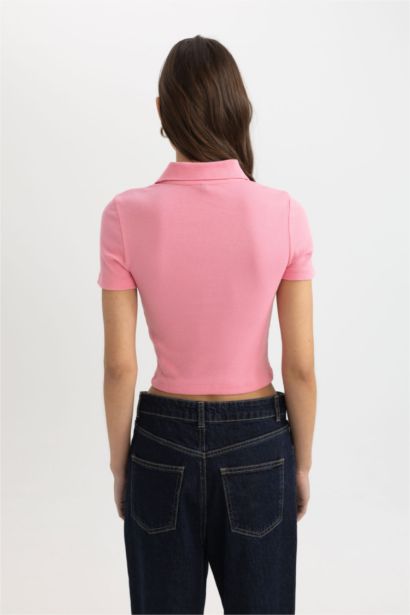 تيشيرت بولو نص ردن سليم فيت