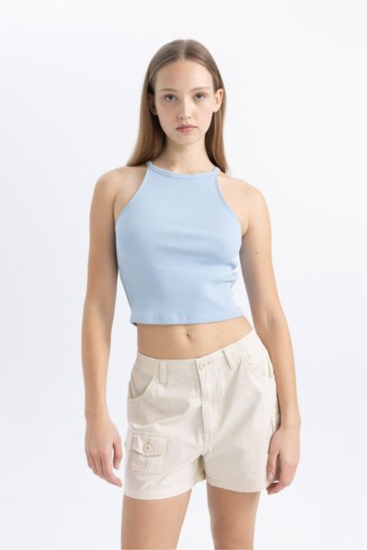 Débardeur Slim à Lacets