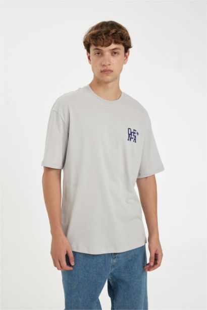 Comfort Regular Fit Crew Neck Printed T-Shirt