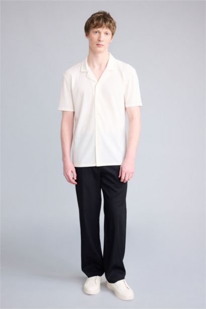 Modern Fit Resort Neck Short Sleeve Shirt