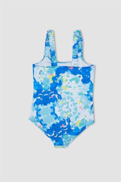 مايوه بناتي منقوش