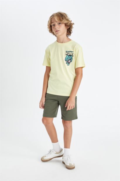 تيشيرت ولادي نص كم قصة عادية من مارفل