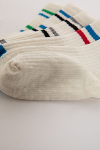 Baby Boy Seamless 5 Piece Cotton Long Socks